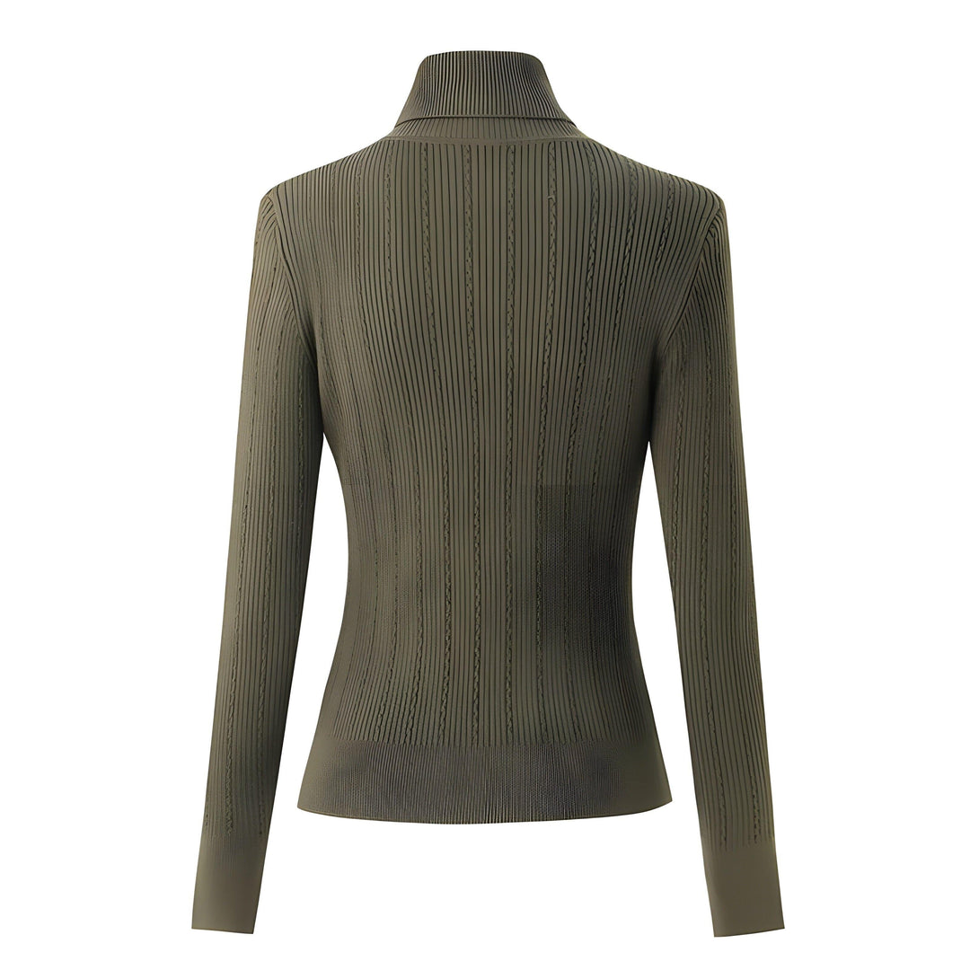 Daria Mock-Neck Sweater