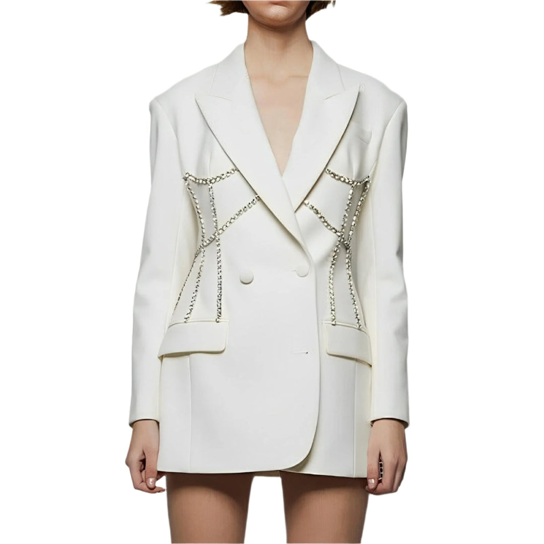 Freya Rhinestone Blazer