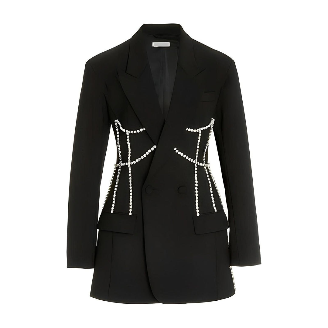 Freya Rhinestone Blazer