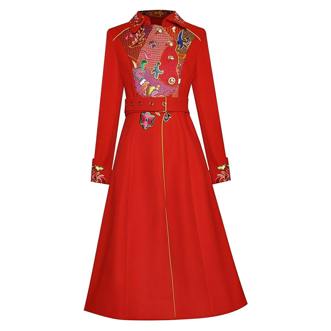 Hester Embroidered Overcoat