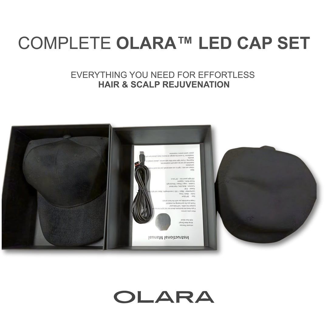 Olara LED Cap for Hair & Scalp Wellness - Red Light Therapy