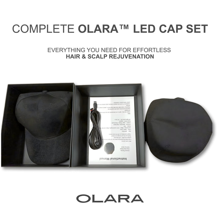Olara LED Cap for Hair & Scalp Wellness - Red Light Therapy